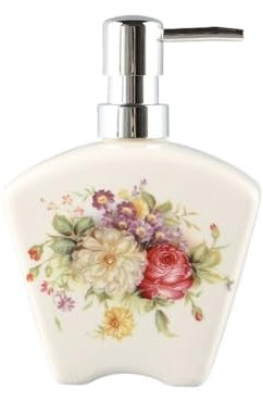 XUJUAN-0227 Seifenspender Keramik Seifenspender Premium Feel Ice Crackle Shampoo Flasche Duschgel Presse Spenderflasche Flüssigseifenspender