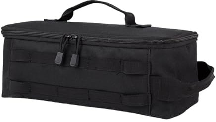 TWEW Organiseur de vaisselle de camping - Sac de rangement portable pour ustensiles de cuisine - Grand sac de transport pour pique-nique