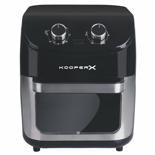 Friggitrice forno ad aria 12L, con accessori, 1700 W, Nero, KooperX