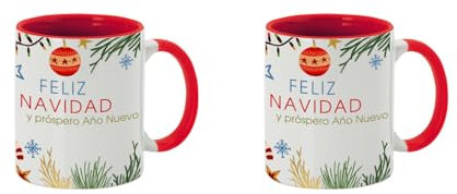 PROMO SHOP -Taza Navidad Personalizada, Tazas de Navidad, Tazas Personalizadas con Diseños Navideños, Regalo Navidad, Regalo Original, Taza Cerámica