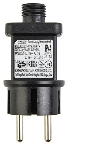 WIIYENA Guirlande lumineuse 31 V - Bloc d'alimentation LED - Transformateur pour éclairage de Noël - Pour guirlande lumineuse extérieure - Bloc d'alimentation LED 3,6 W - Adaptateur transformateur -