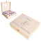 Creative Deco Große Teebox Holz | Personalisierte Geschenke Teeliebhaber Wunschtext Individuelles Geschenk | Teekiste 12 Fächer | Geschenkkiste Geschenkbox für Frauen, Männer