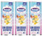 Neutradol Dustbin Odour Destroyer, Bin Freshener Deodorising Powder, Odour Eliminator for Indoor & Outdoor Bins, Multipack of 3 x 350g (Peach & Mango)
