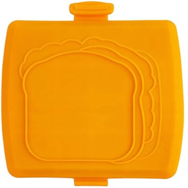 Sandwichpresse für die Mikrowelle – Silikon-Antihaft-Toast-Maker, hitzebeständiger Käse-Toaster, Snack-Presse für schnelle Frühstückskuchen, tragbare, stromlos getoastete Sandwich- für Reisen