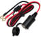 KUNCAN 12V 3FT Car Cigarette Lighter Female Socket to O Ring Terminal Connector, Eyelet Terminal Harness Extension Charge Cable, Fused 10A
