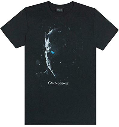 Game Of Thrones Nacht/Ice King Weiß Walker Leader-Männer Schwarze T-Shirt
