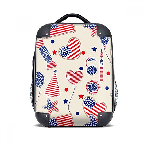 DIYthinker USA-Ballon-Süßigkeit Herz-Flaggen-Stern-Festival Hard Case Schulter Kinder Rucksack Geschenk 15