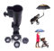 CHOYTONG Porte-parapluie pour chariot de golf – Porte-parapluie d'extérieur pour fauteuil roulant, scooter, vélo, poussette, pêche, chaise de plage, 1 pièce