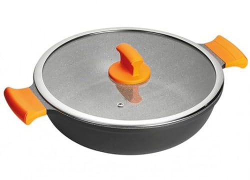 Cacerola Con Tapa Inoxibar ABSOLUT Negro
