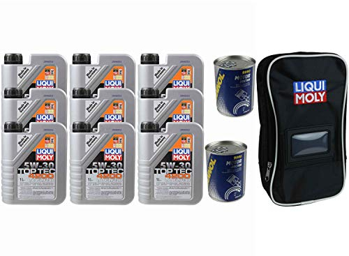 QR-PARTS 69811280 9L Motoröl Liqui Moly Top Tec 4200 5W-30 2x MANNOL Motor Doctor ADDITIV Tasche