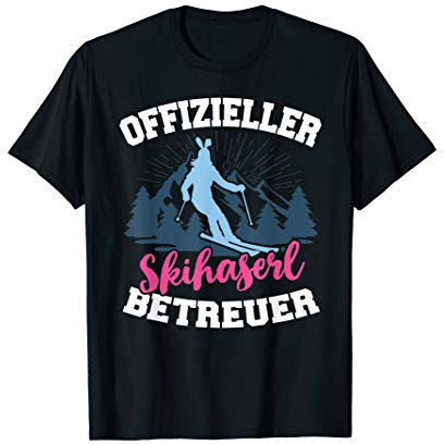 Herren Offizieller Skihaserl Betreuer Skiurlaub Skilehrer Apres Ski T-Shirt