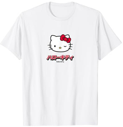 Hello Kitty Sanrio Charakter Klassisches Japan Design T-Shirt