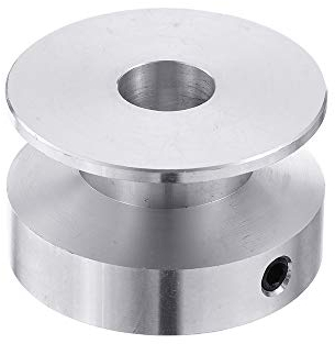 TuToy Carrucole Per Pulegge 40Mm A Singola Scanalatura Tipo A Con Perno Fisso 8-20Mm Per Motore Mandrino - 14Mm