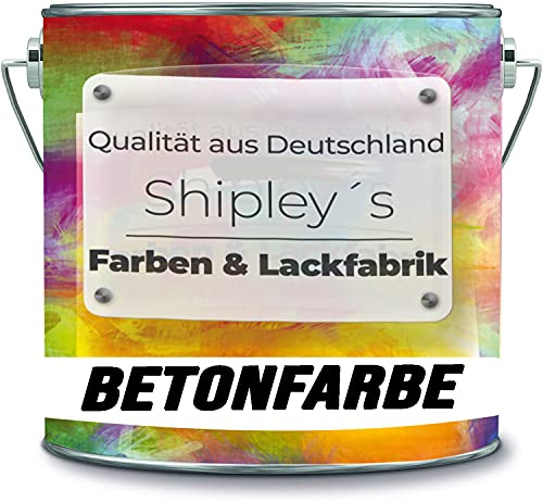 Shipley's Farben & Lackfabrik Betonfarbe Garagenfarbe Bodenfarbe Bodenbeschichtung für Innen Fliesenlack Industrieboden Kellerfarbe Wohnraum Gießharz Epoxidharz (30 KG, Korallenrot Ral 3016)