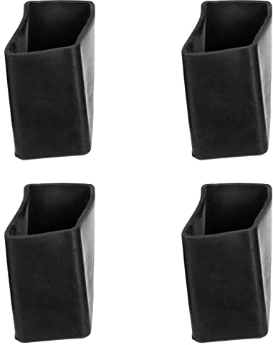 DOITOOL Holzleiter Gummifuß 4Pcs Leiterfü?e Abdeckungen Nicht- Slip- - Fü?e Pads Leiter Fu?Polster Deckungen Leiter Ersatzteile Zubeh?r (Schwarz) Leiter rutschfeste Füße Matte Stuhlsocken