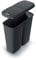 KEDEN Poubelle avec 2 couvercles indépendants 50L Compacta Q duo 54X24X56 cm