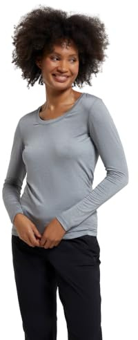 Mountain Warehouse Keep The Heat Womens Thermal Top | Lightweight & Breathable Ladies Thermal Baselayer, Quick Dry & Moisture Wicking Skins for Warmth, For Active Wear & Winter