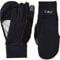 CMP - Damenhandschuhe mit faltbarem, laminiertem Fäustling, Schwarz, S/M
