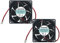ANVISION 2-Pack 80mm x 25mm DC 24V Brushless Cooling Fan, Dual Ball Bearing