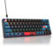 SOLIDEE tastiera da gioco meccanica al 65%,68 tasti con interruttori rossi lineari,tastiera meccanica cablata con retroilluminazione LED,tastiera ergonomica compatta luce mista,per PS5/PS4(68 Monstor)