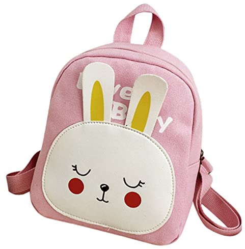 SHERCHPRY Kaninchen-schultasche Schulranzen Mit Hasenmuster Cartoon-buchtasche Schöne Büchertasche Baby-häschen-rucksack Schulbedarf Vorschulrucksack Kleinkind Nylon Hasenmädchen Wasserdicht