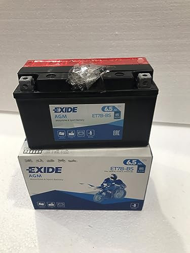 EXIDE 12V 6.5AH 85EN MOTORCYCLE BATTERY, SEALED AND ACTIVATED