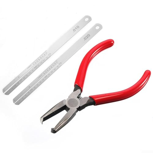 Gitarrensaiten-Bund-Endschneider, Gitarren-Bundzange, Fret Puller Removal Tool Zange String Schere Instrument Zubehör (Zange + 2 Unterlegscheiben)