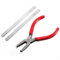 Gitarrensaiten-Bund-Endschneider, Gitarren-Bundzange, Fret Puller Removal Tool Zange String Schere Instrument Zubehör (Zange + 2 Unterlegscheiben)