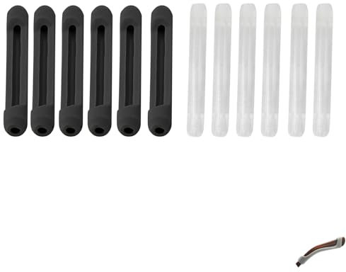 6 Pairs Glasses Ear Grips,Glasses Anti Slip Grips,Silicone Eyeglass Grips Behind Ears,Comfort Eyeglasses Ear Cushions,Spectacle Temple Holder Protectors,for Various Eyeglasses,Sunglasses