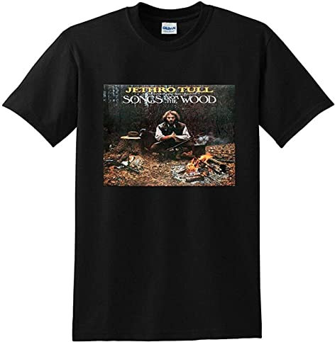 Jethro Tull T Shirt Songs from The Wood Vinyl Cover Black L