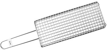 IBILI - Parrilla Doble para Kokotxas - 30x12x1 cm - Acero Inoxidable 18%