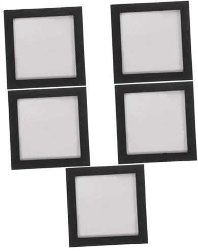 PRETYZOOM 5St Aufbewahrungskiste bilderrahmen cd-ständer CD-Display-Rahmen Anstecknadelhalter bürotisch DVD Albumrahmen für Schallplatten Vinylrahmen für Schallplatten Haushalt Vitrine Knopf