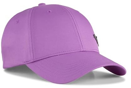 Puma, ESS Metal Cat Jr Casquette Unisexe Violet Taille Youth, Noir avec doré, Taille Unique