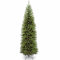 RUYICZB 7,4 Fuß Langer Künstlicher Weihnachtsbaum in Bleistiftform Mit 950 Zweigspitzen, Realistischer, Schlanker Weihnachtsbaum Für Weihnachtsdekorationen Im Innen- Und Außenbereich