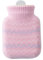 SECFOU Silicone Hot Water Bag Heating Bottle with Knit Case Portable Mini Hot Water Bottle for Boys and Girls Ideal for Fever and Swelling