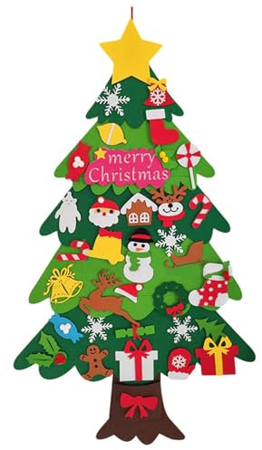 Filz-Weihnachtsbaum Farbsortierspielzeug Festtagsgeschenk