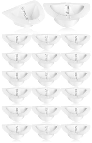 GREOHNMPAW 20Pcs Urine Hats for Toilets,Urine Collection Hats Urine Cups Pee Cup Urine Sample Cup Containers for Women,40oz/ 1200cc