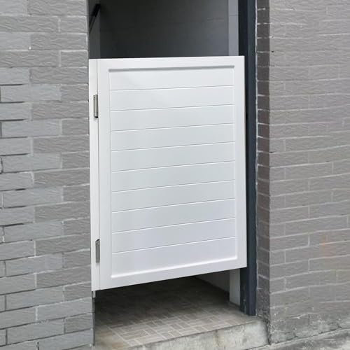 Generisch Double Swing Door Holzgarten -Garten -Tor Swing Tore Single Saloon Tür mit Scharnier -Hardware, Heimatküchenküchentür schwingen halb Taille Türcafétüren