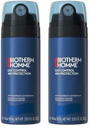 Biotherm Homme Day Control 48H Deo-Spray, antitranspirantes Deospray gegen Schweiß, Deo für Männer mit beruhigenden Inhaltsstoffen, für eine gepflegte und erfrischte Achselpartie,150 ml
