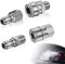 Pressure Washer Connection 3/8 Inch Adapter - 4-Piece Set with Quick Coupling - Compatible with Karcher, Bosch, Einhell, for Car, Garden & Household