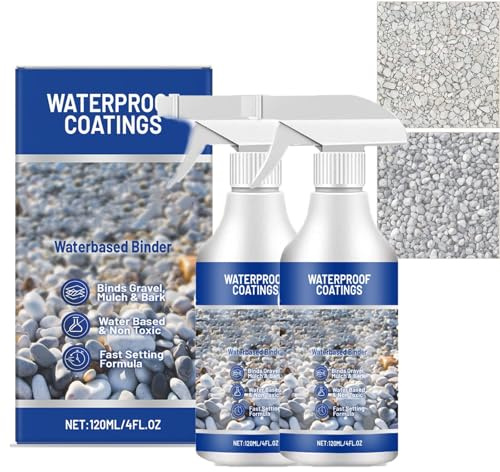 Resin Gravel Binder, Water-Based Stone & Pebble Binder, Stone Fixing Spray, Easy Application, Child & Pet Friendly, Weather-Resistant, Ideal for Patios, Gardens, Paths & Landscaping (2)