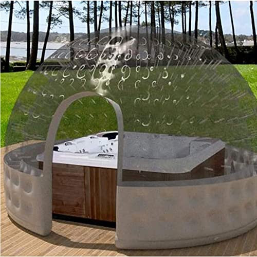 VDCVADKYE Transparent Inflatable Bubble Tent, Inflatable Hot Tub Dome Tent Multiple Sizes