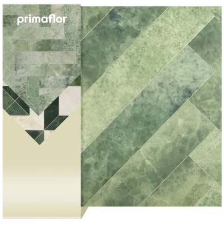 Primaflor PVC Bodenbelag TWILIGHT SHADE 200 x 100 CM | als Meterware mit Fliesenstruktur | Vinyl Boden & CV-Boden für Wohnbereich, Bad & Küche | 100% phthalatfrei, trittschalldämmend & recycelbar
