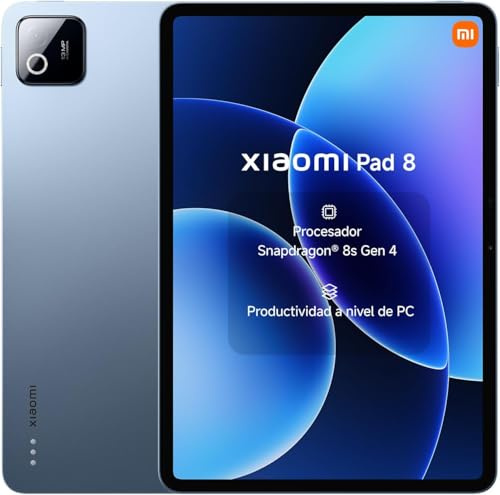 XIAOMI Pad 8 8GB/256GB, WiFi 7, 11.2 3.2K Tablet, Sonido Dolby Atmos, Procesador Snapdragon 870, Batería 9200 mAh(Cargador no Incluido), Azul