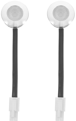 Genérico Luces de Campana de Cocina LED Compactas, 2 Piezas, Selladas | Vidrio y Metal, Iluminación Brillante de Cobertura Total, Tapa Luz Campana Balay, Accesorios de Cocina