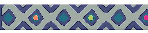 Strage 194005 Dekostoff, selbstklebend, Blau, 300 x 5 cm
