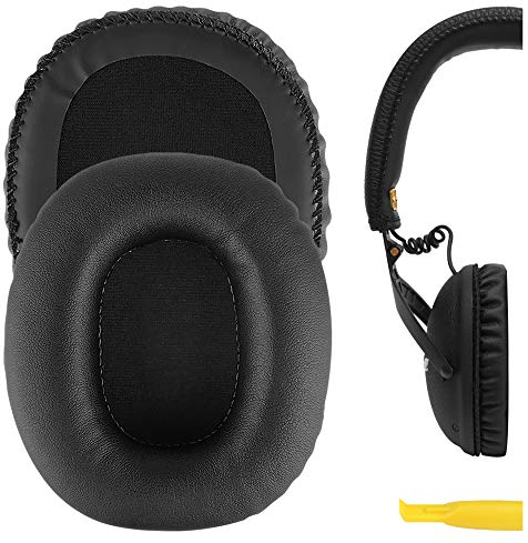 GEEKRIA Earpad Replacement for Marshall Monitor Headphone Ear Pad/Ear Cushion/Ear Cups/Ear Cover/Earpads Repair Parts (Black)