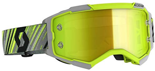 Scott Goggle Fury yellow/grey yel chro wks, Einheitsgröße