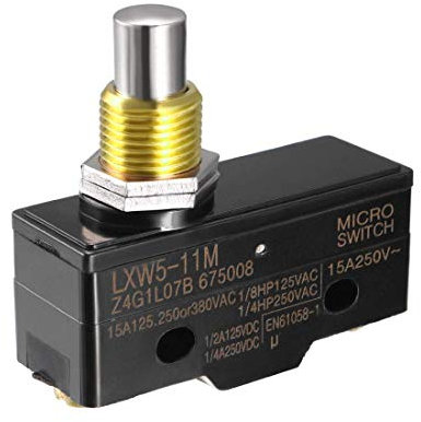 LXW5-11M 1NO 1NC - Interruptor de final de carrera, tipo botón pulsador con microinterruptor
