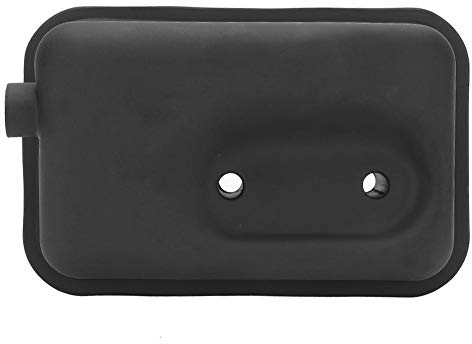 Aramox Silencieux d'échappement ATV, Silencieux de vélo de Poche, Silencieux d'échappement pour Silencieux Mini Pit Pocket Chopper Quad Dirt Scooter Bike, Noir